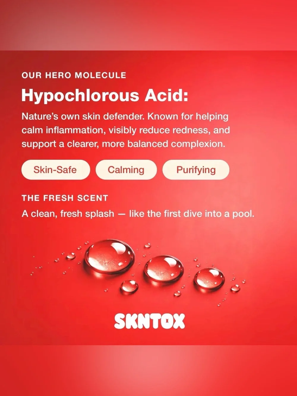 Daily Skin Detox Hypochlorous Acid Mist Lightweight Fast-Absorbing Facial Spray